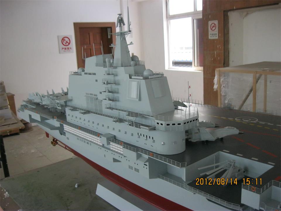兰州辽宁舰模型